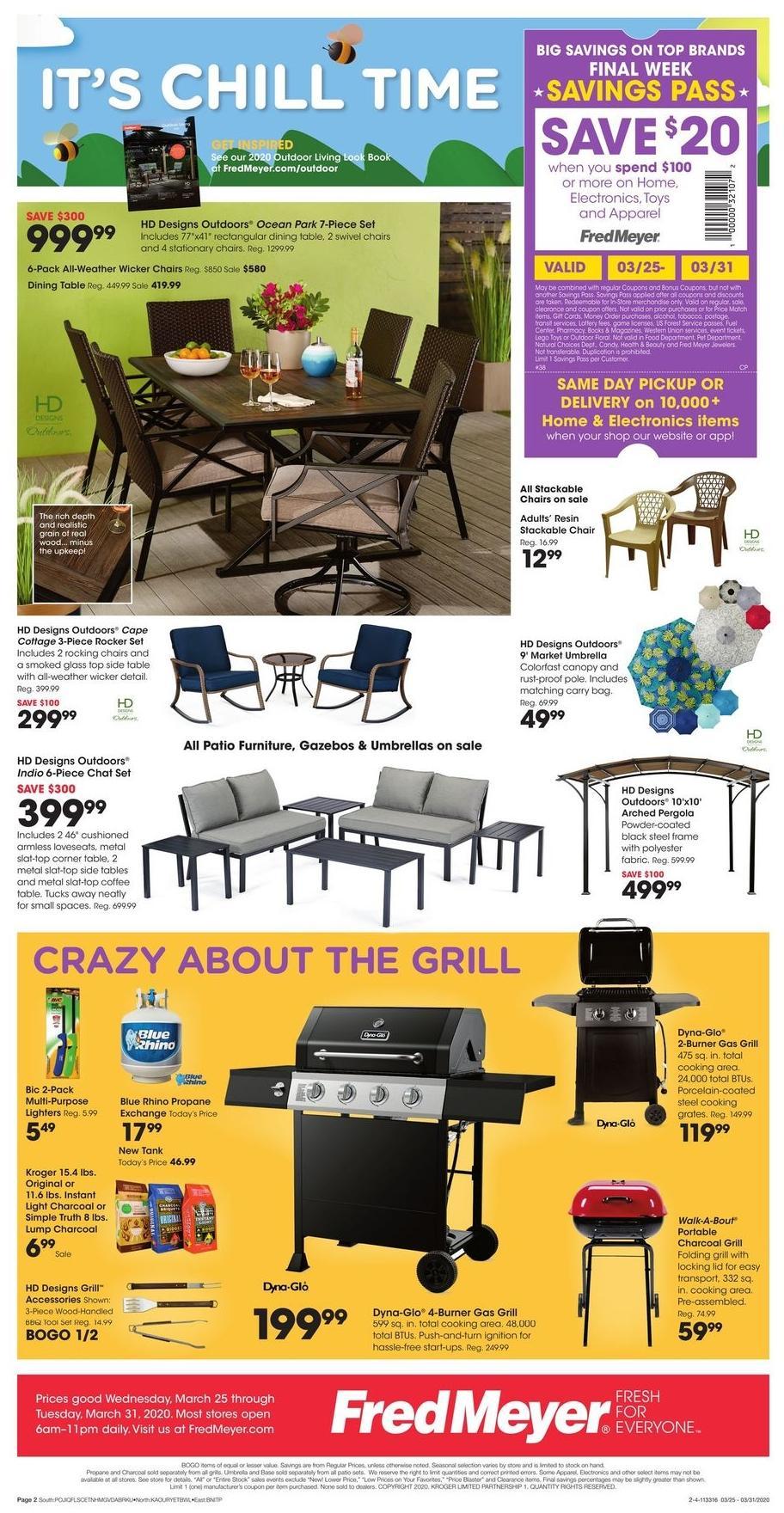 Fred Meyer Garden Weekly Ad from March 25