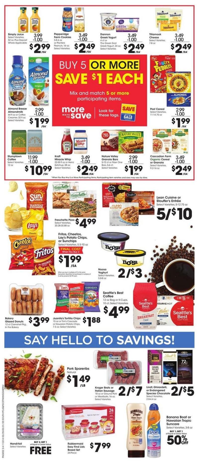 Fred Meyer Weekly Ad from March 25
