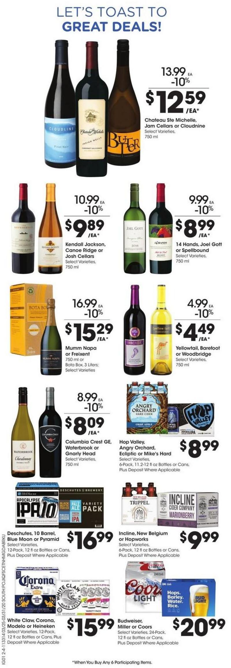 Fred Meyer Weekly Ad from March 25