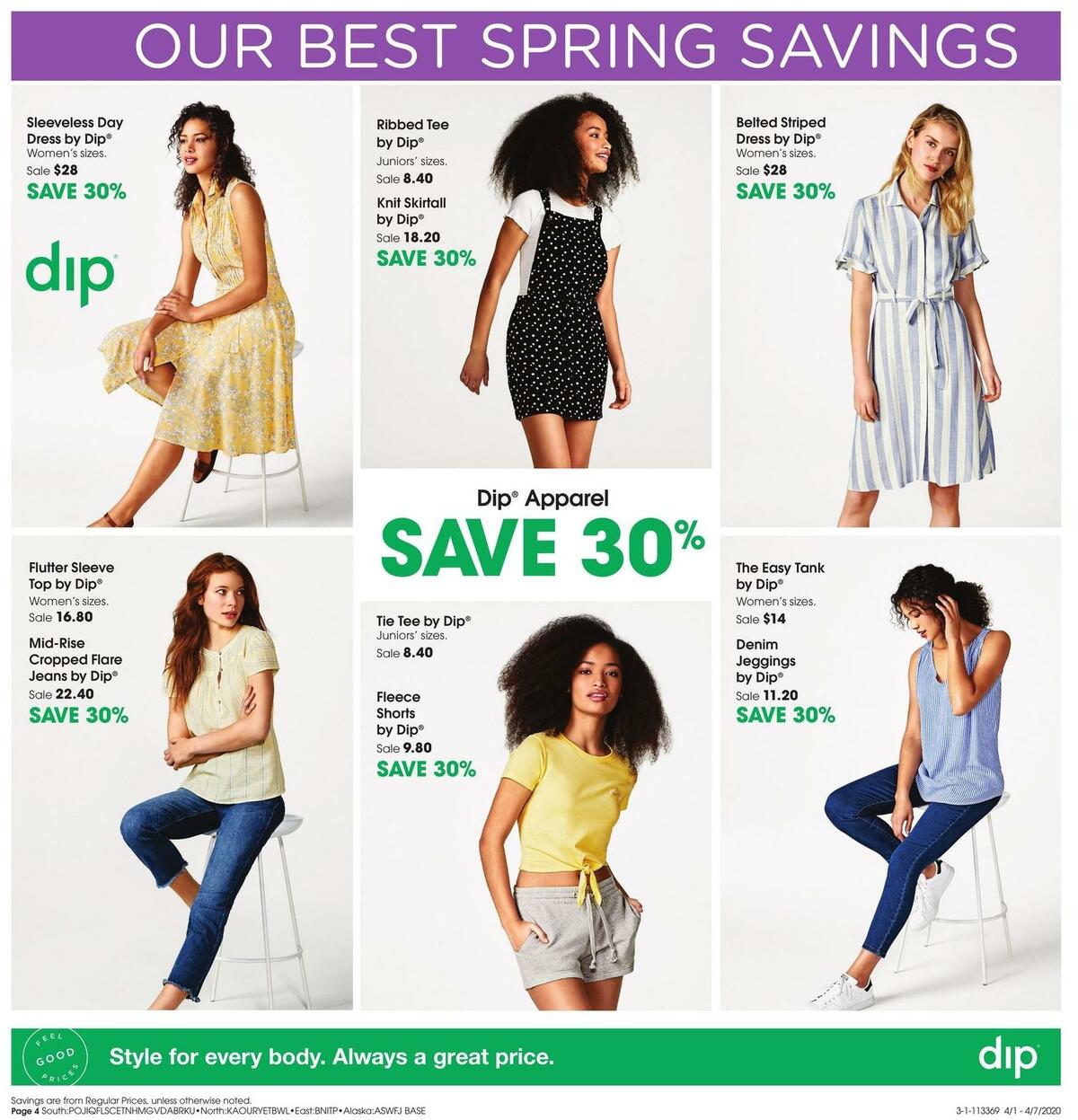 Fred Meyer Apparel Weekly Ad from April 1