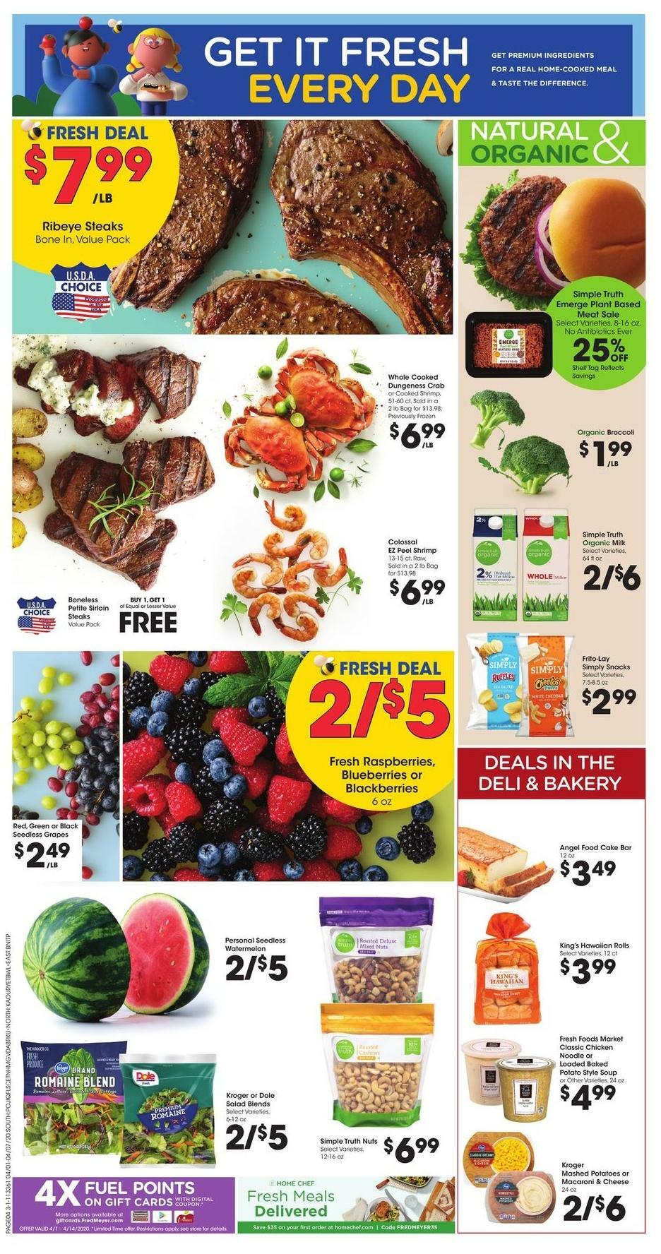 Fred Meyer Weekly Ad from April 1