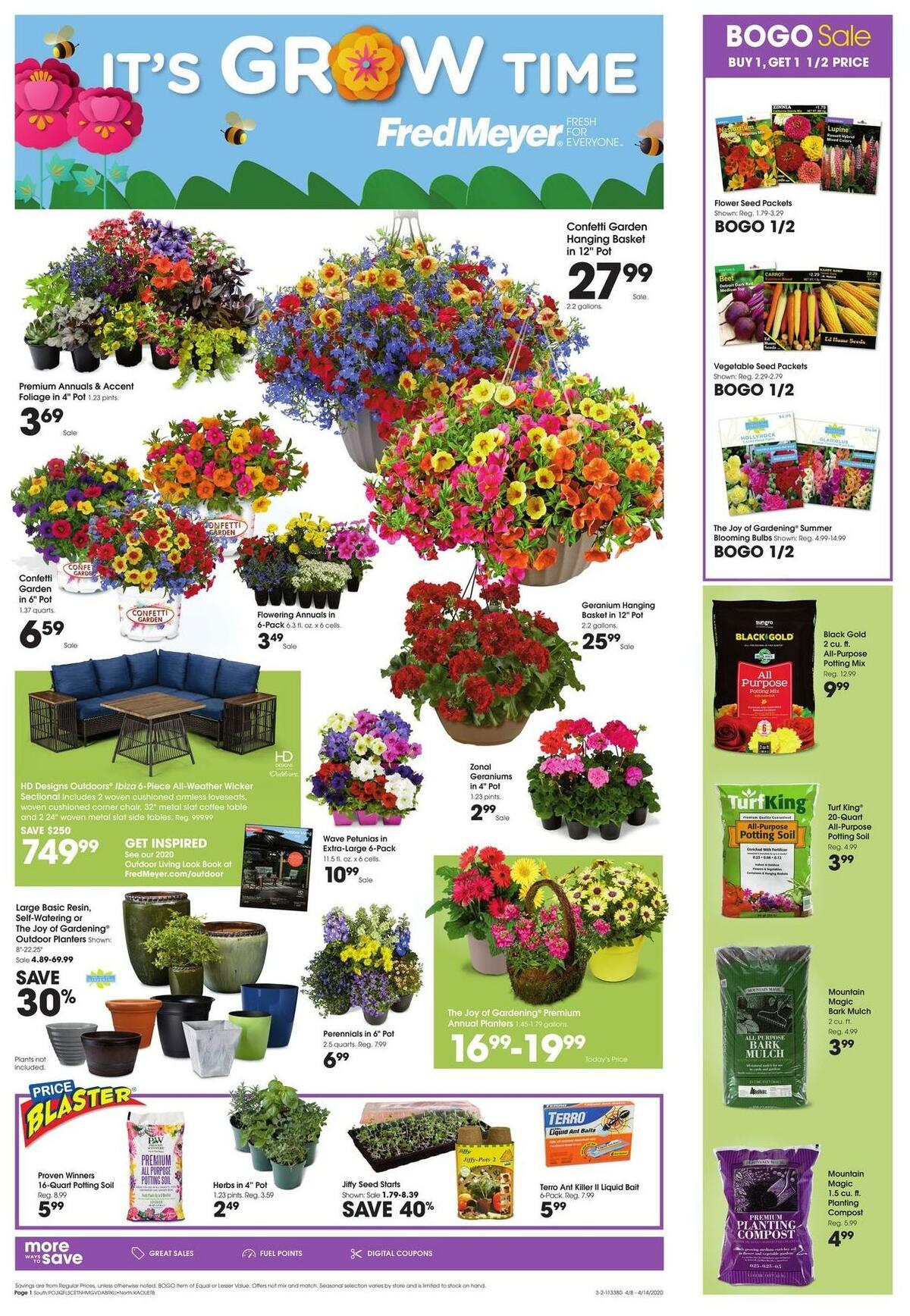 Fred Meyer Garden Weekly Ad from April 8