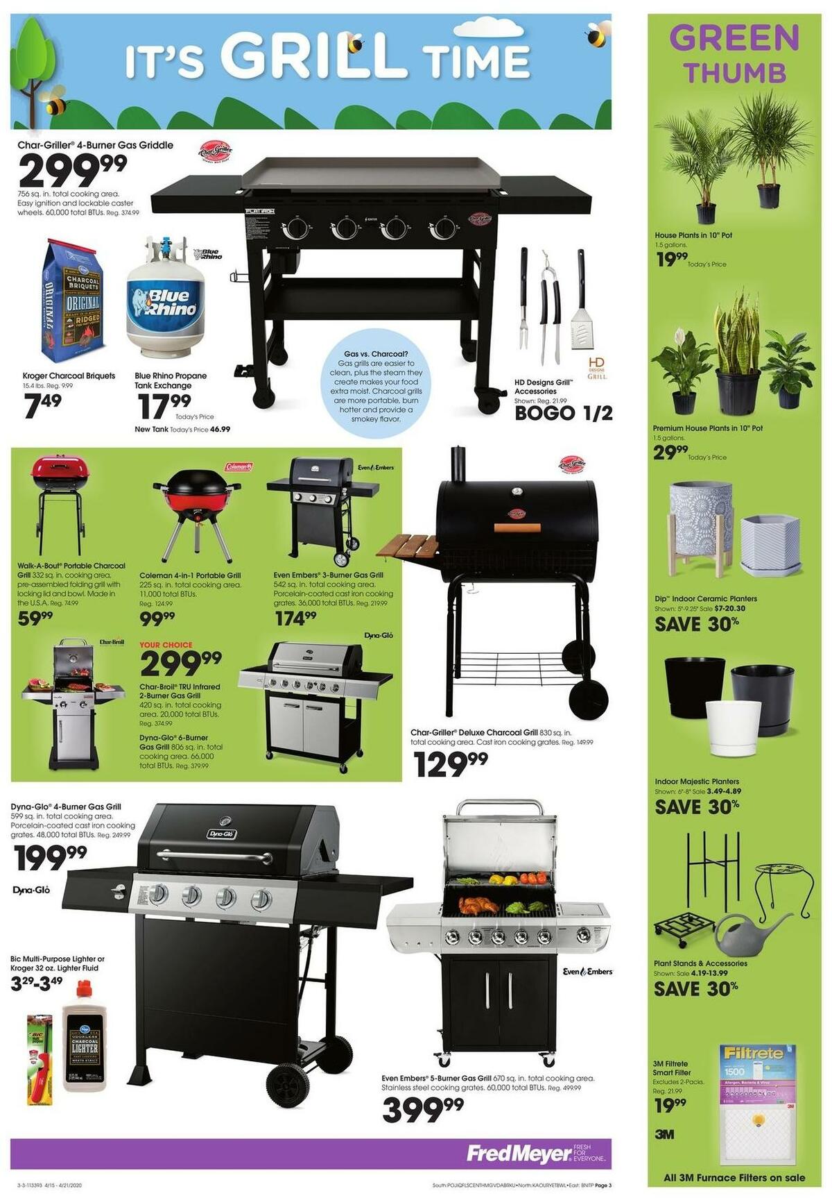 Fred Meyer Garden Weekly Ad from April 15
