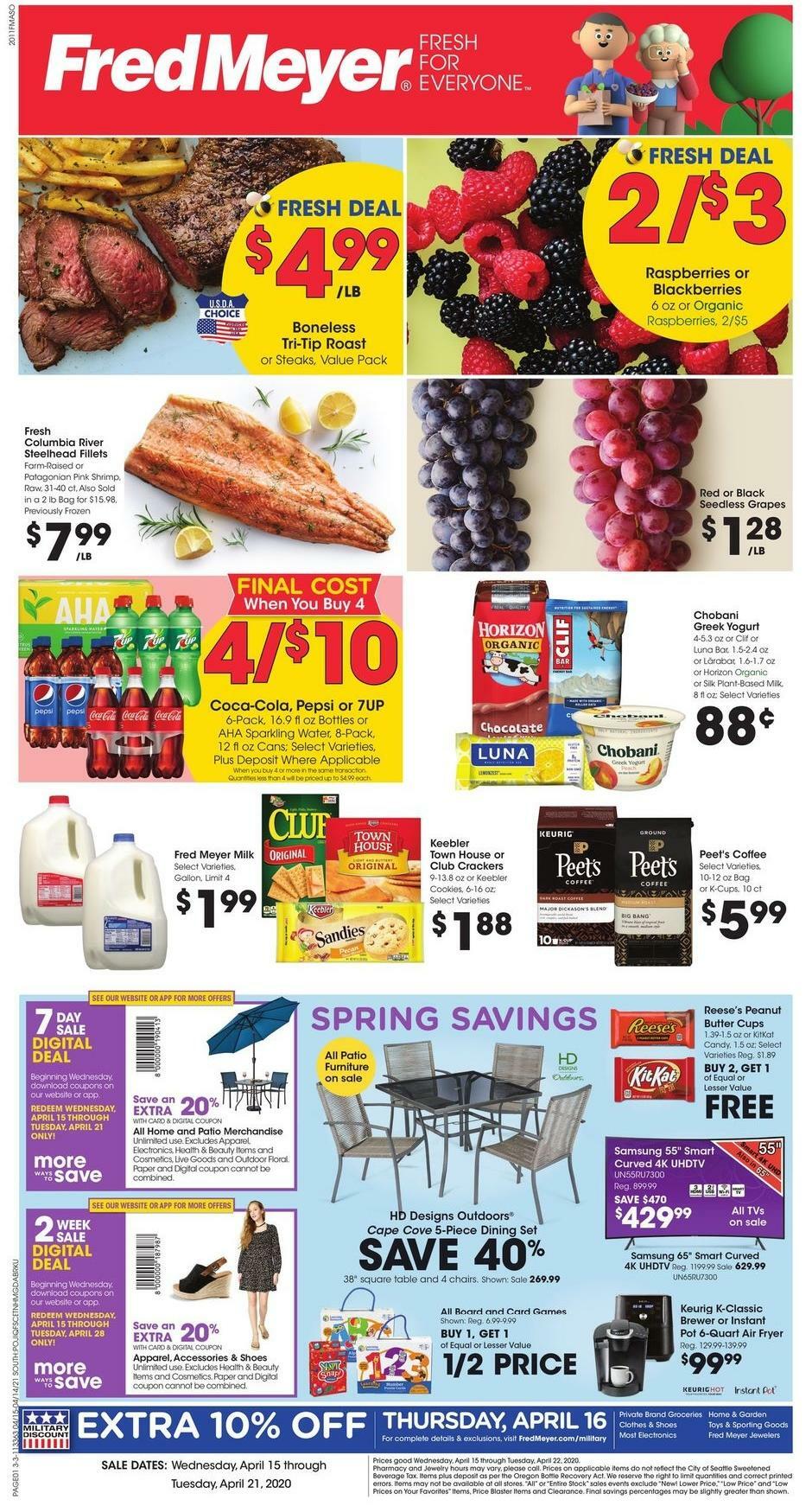 Fred Meyer Weekly Ad from April 15