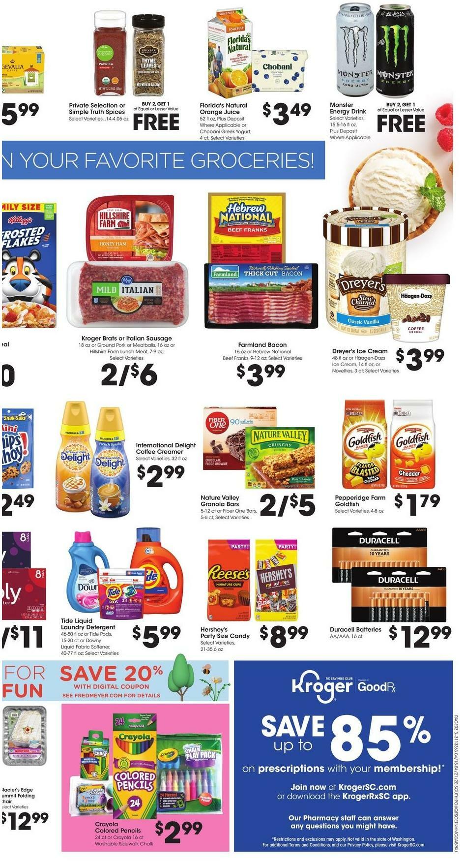 Fred Meyer Weekly Ad from April 15