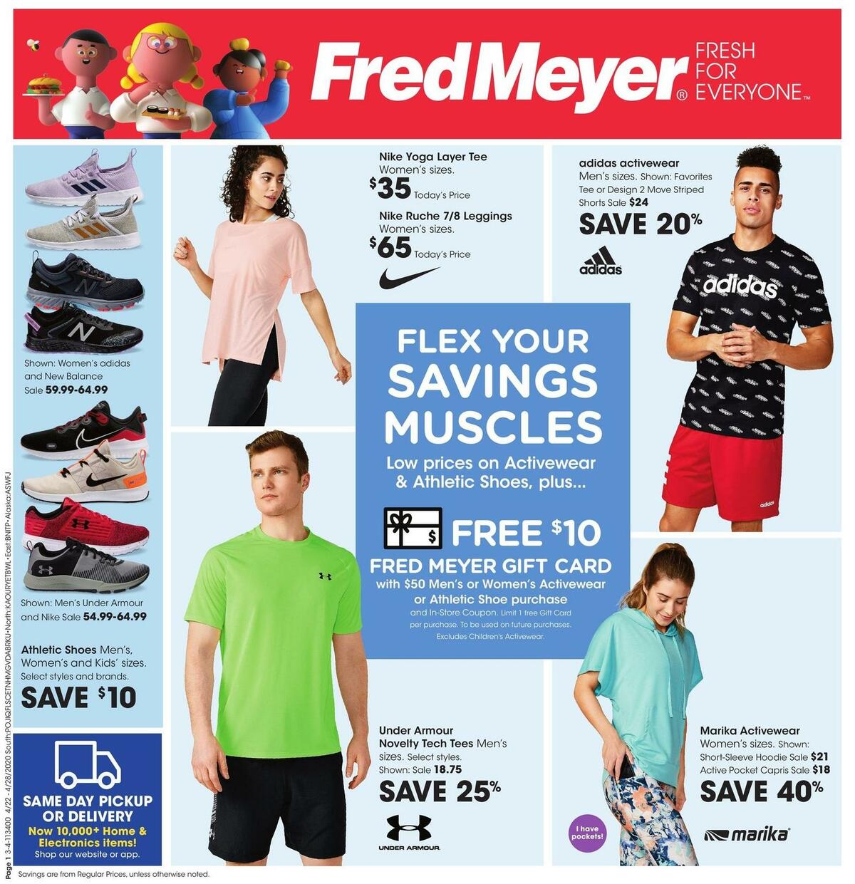 Fred Meyer General Merchandise Weekly Ad from April 22