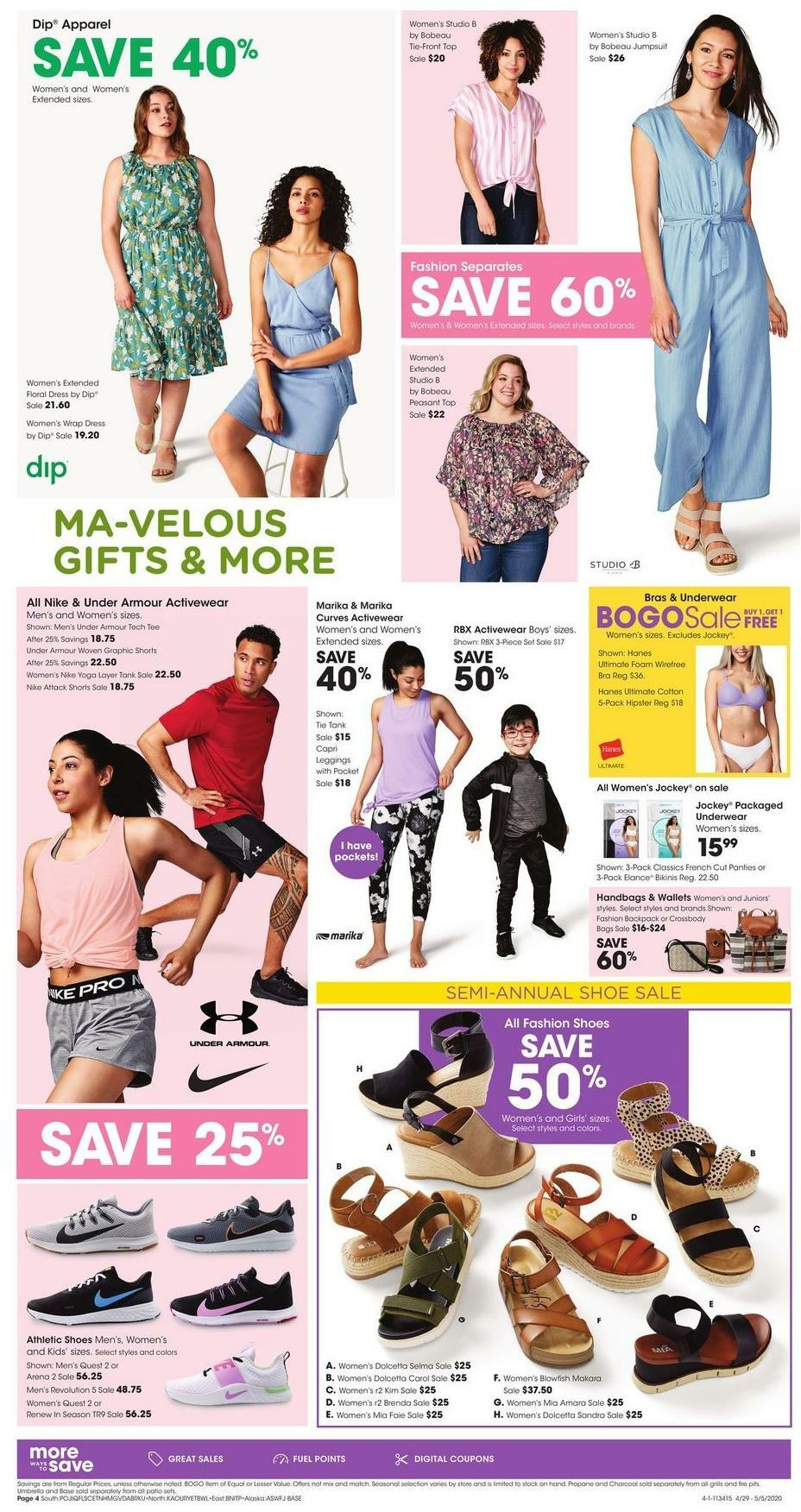 Fred Meyer General Merchandise Weekly Ad from April 29