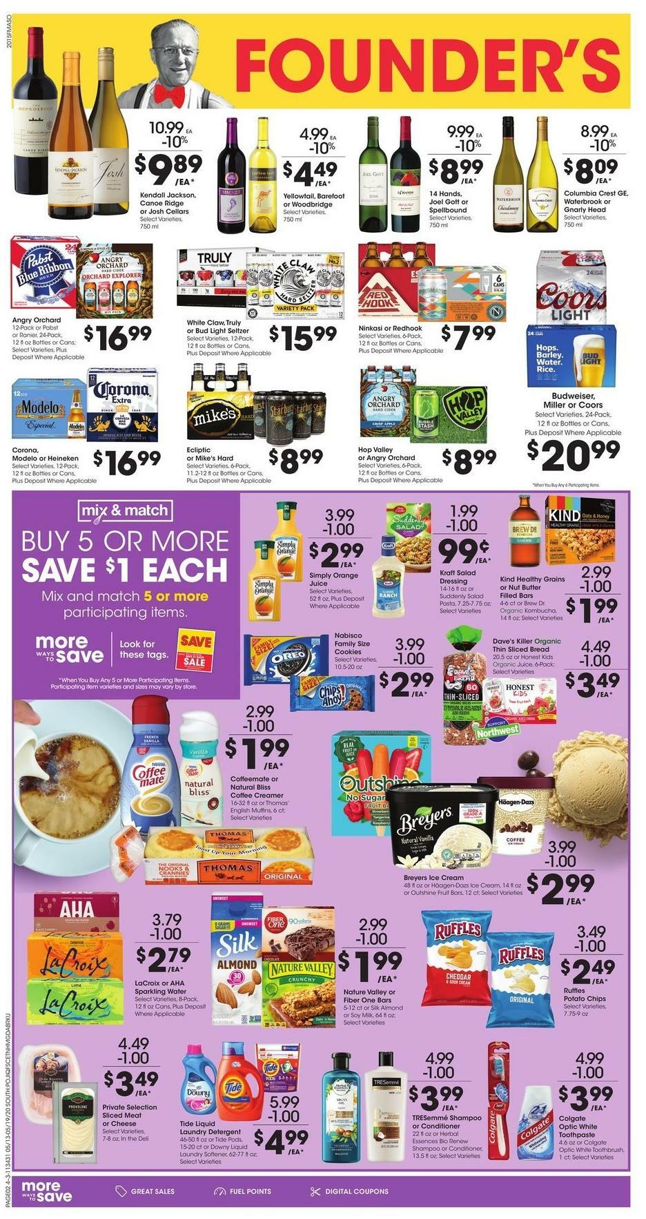 Fred Meyer Founder's Day Sale Weekly Ad from May 13