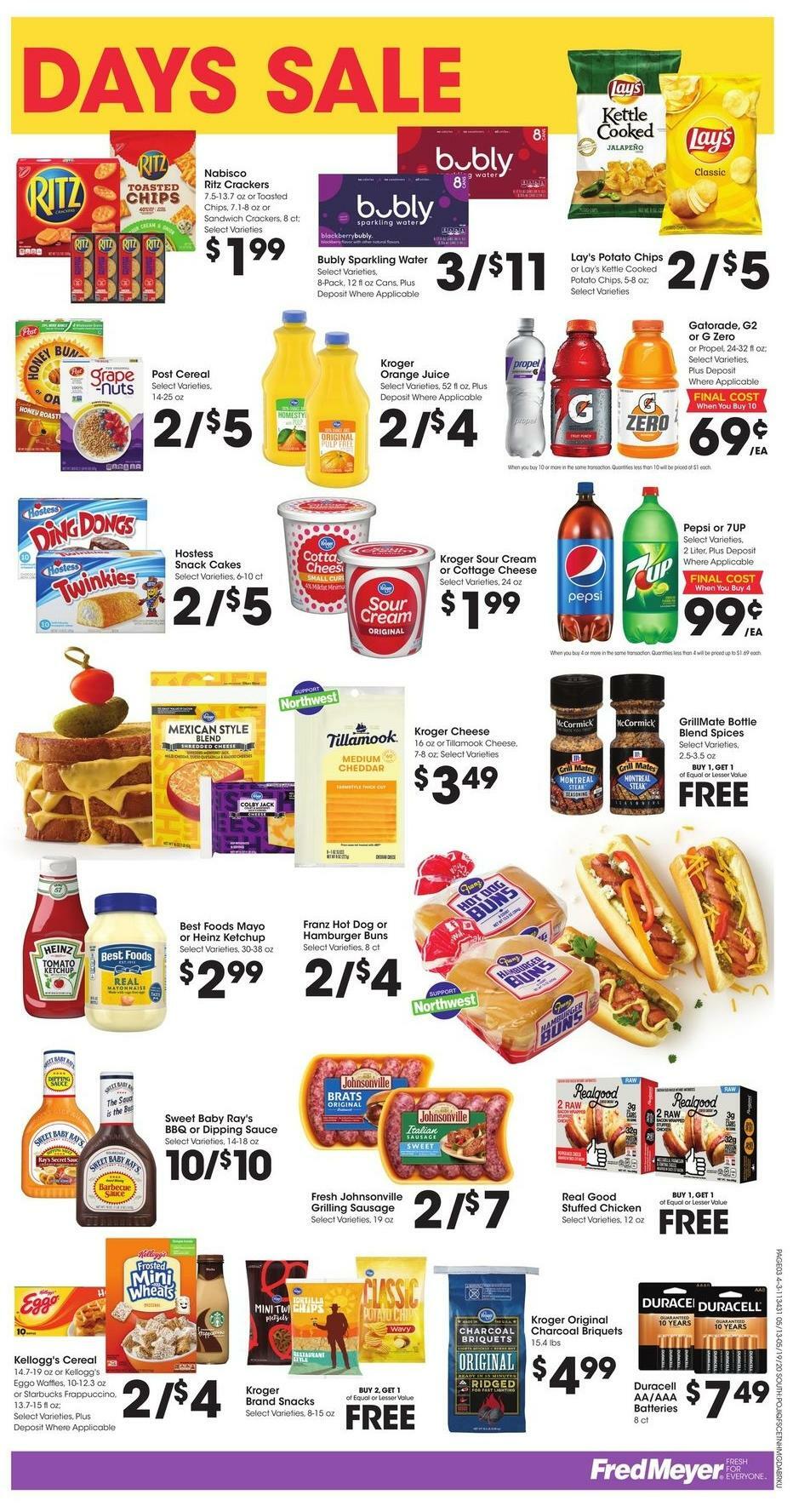 Fred Meyer Founder's Day Sale Weekly Ad from May 13