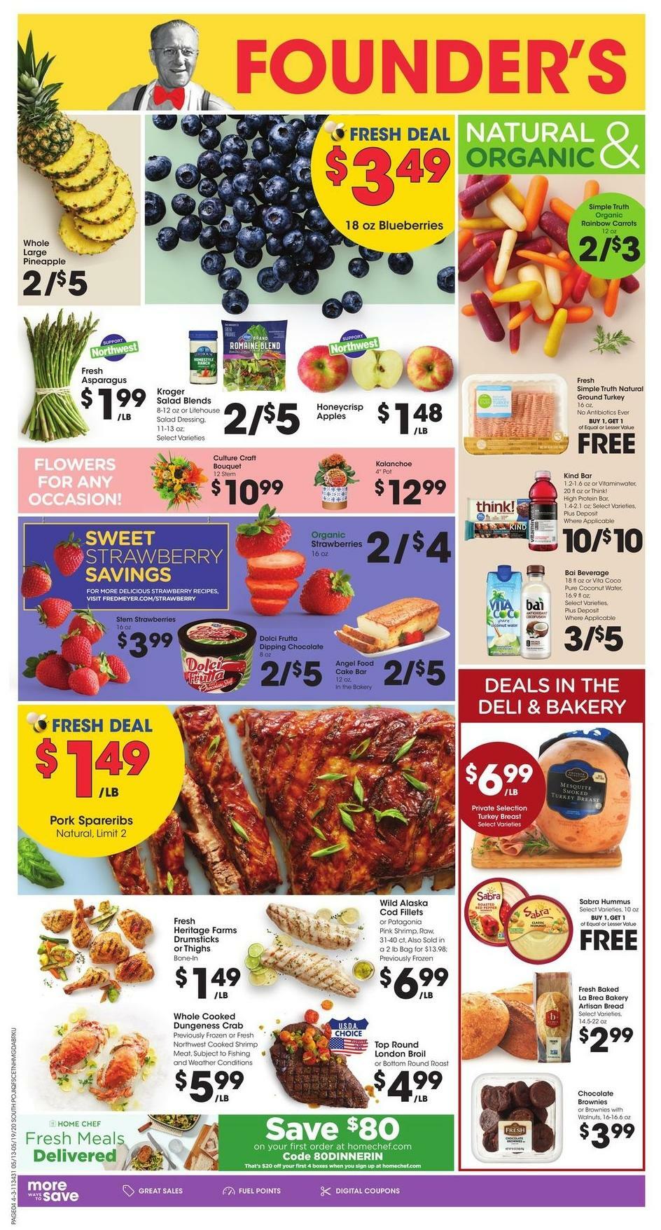 Fred Meyer Founder's Day Sale Weekly Ad from May 13