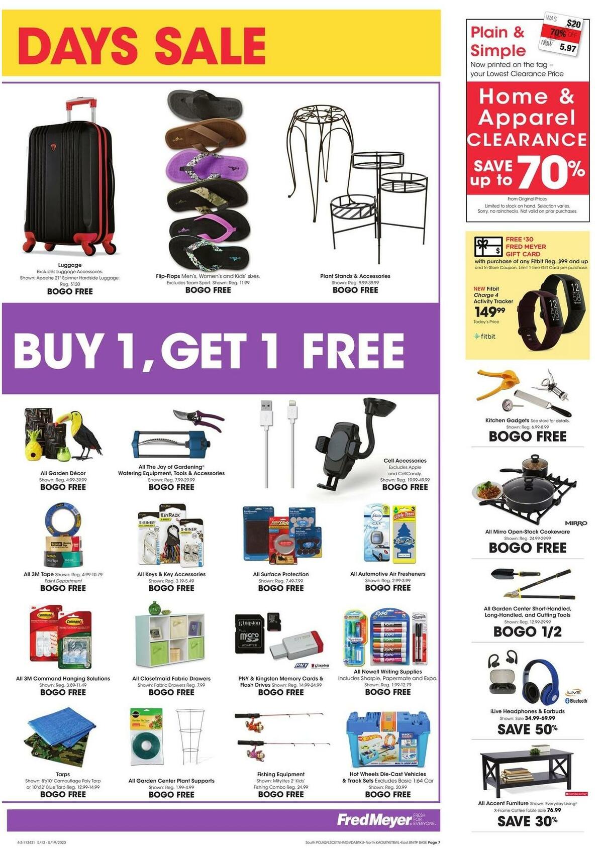 Fred Meyer Founder's Day Sale Weekly Ad from May 13
