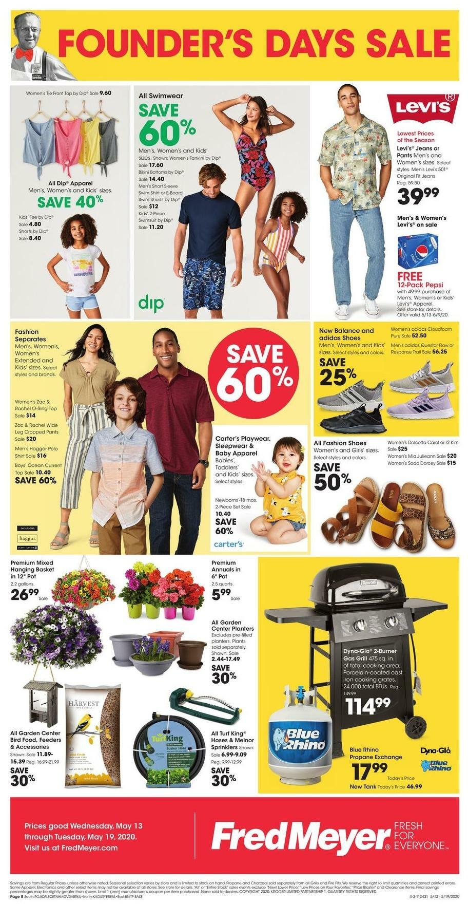 Fred Meyer Founder's Day Sale Weekly Ad from May 13