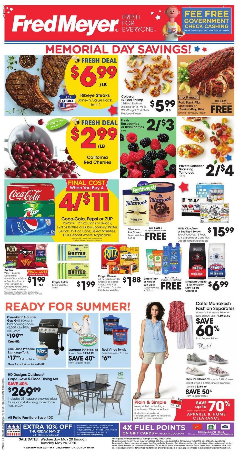 Fred Meyer Weekly Ad from May 20