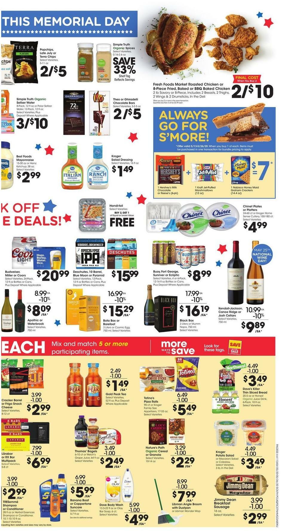 Fred Meyer General Merchandise Weekly Ad from May 27
