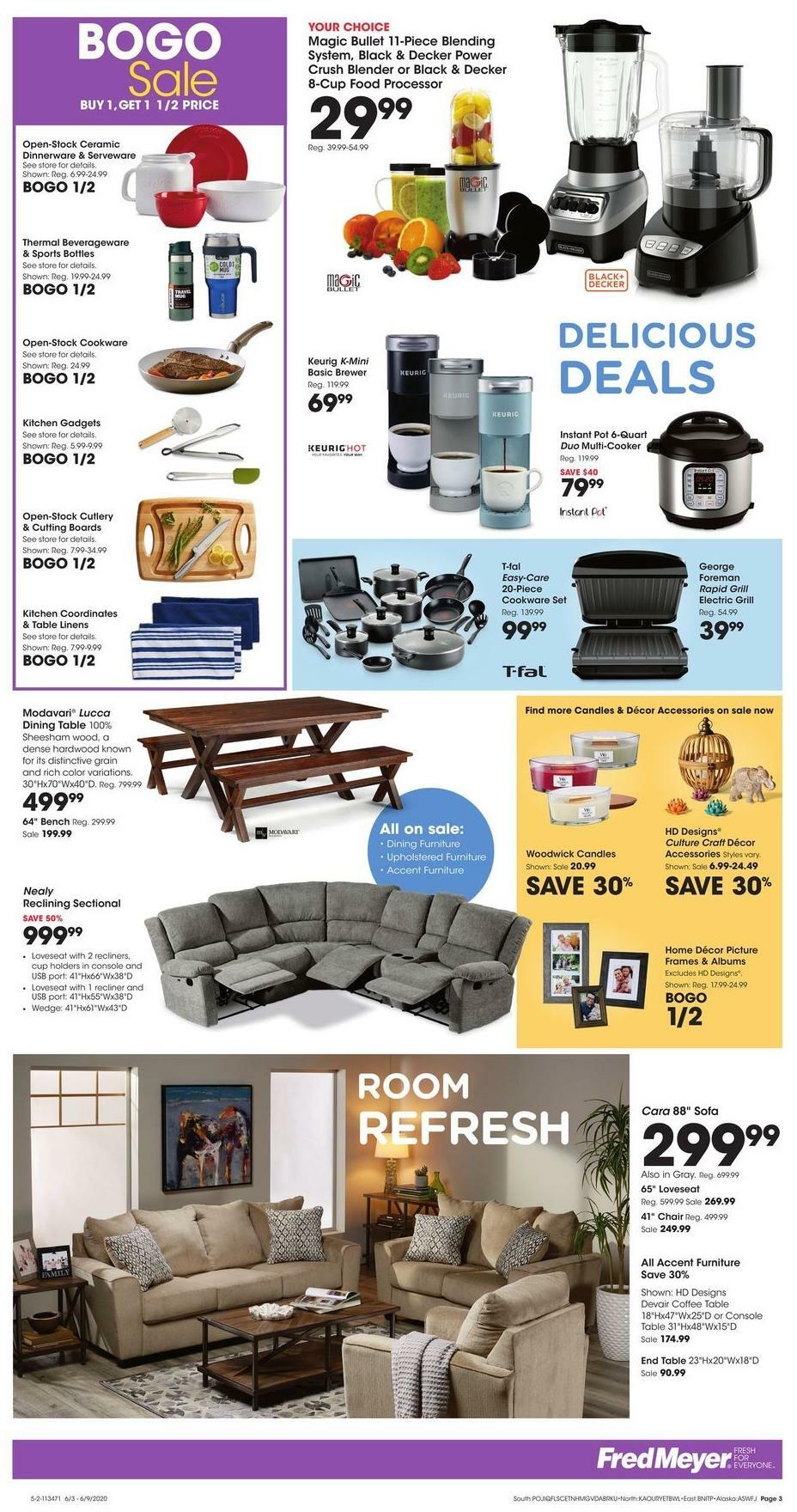 Fred Meyer General Merchandise Weekly Ad from June 3