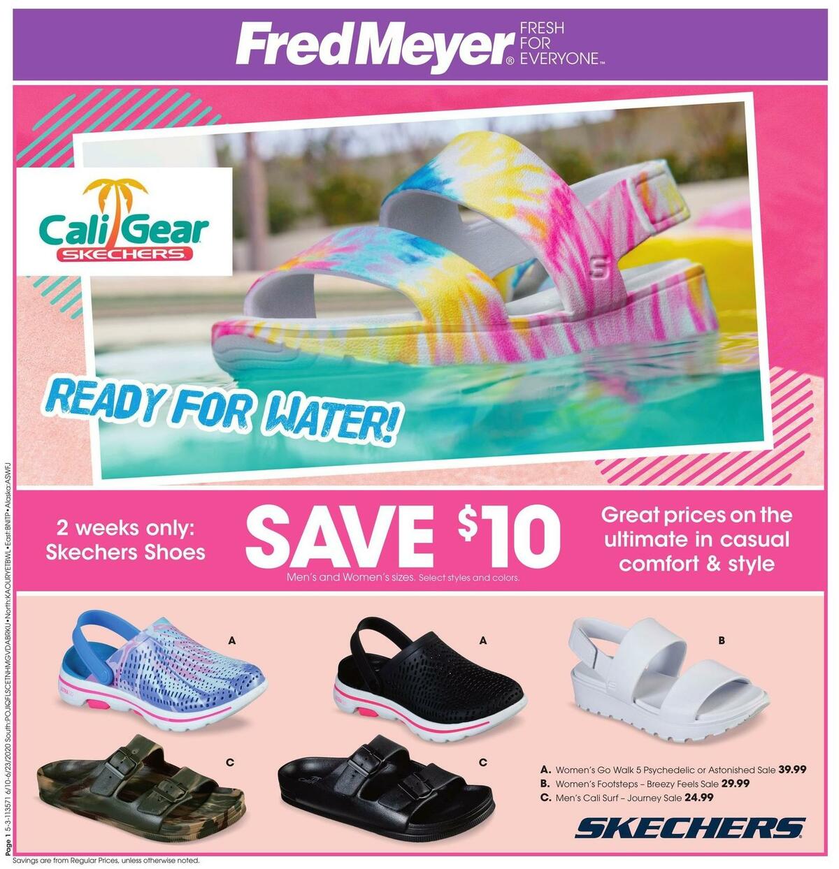 Fred Meyer Skechers Weekly Ad from June 10