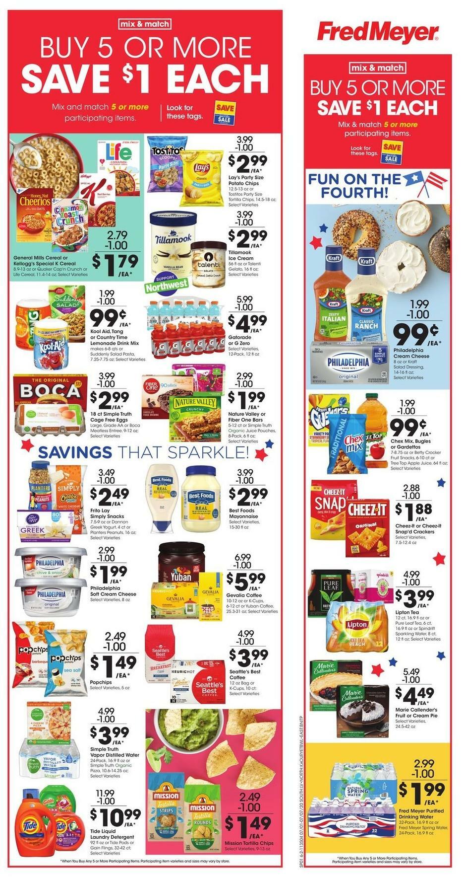 Fred Meyer Weekly Ad from July 1