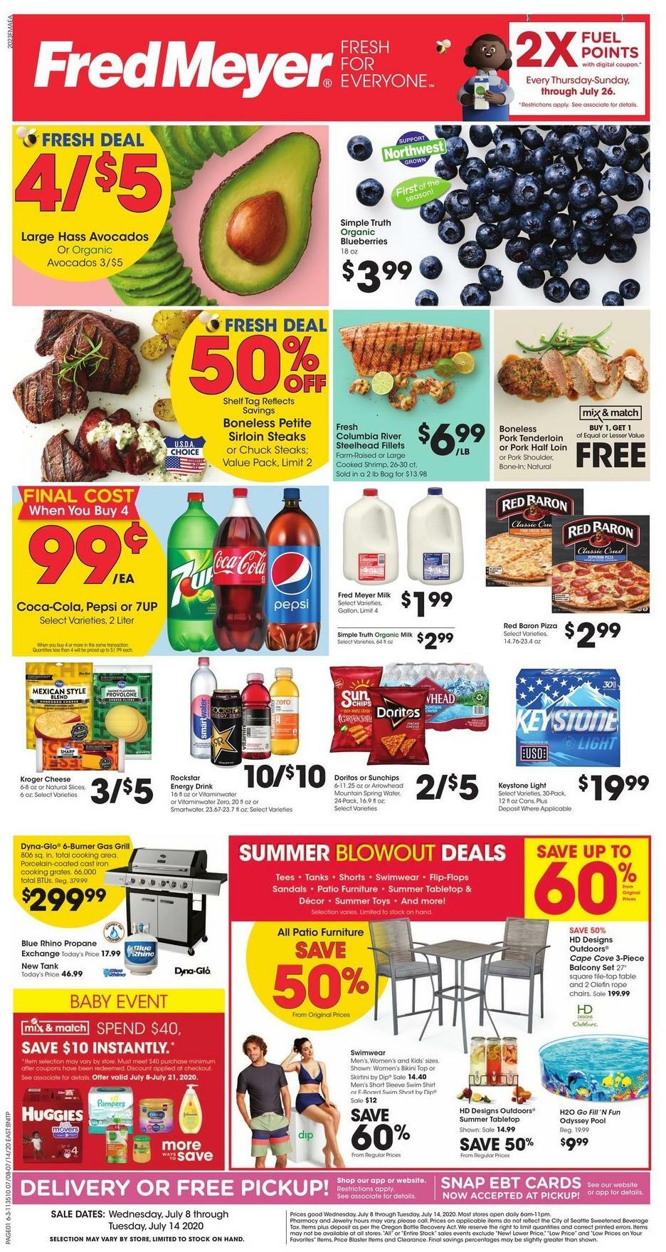 Fred Meyer Weekly Ad from July 8