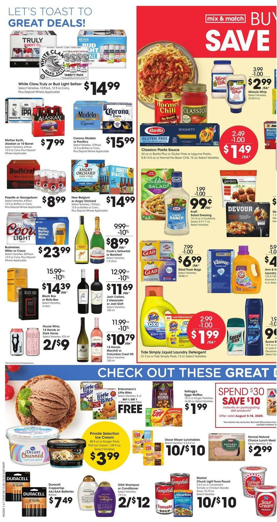 Fred Meyer Weekly Ad from August 12