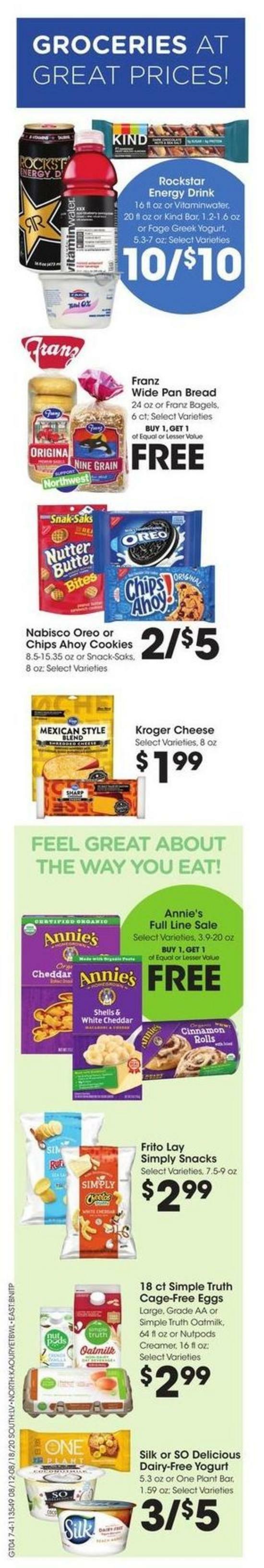 Fred Meyer Weekly Ad from August 12