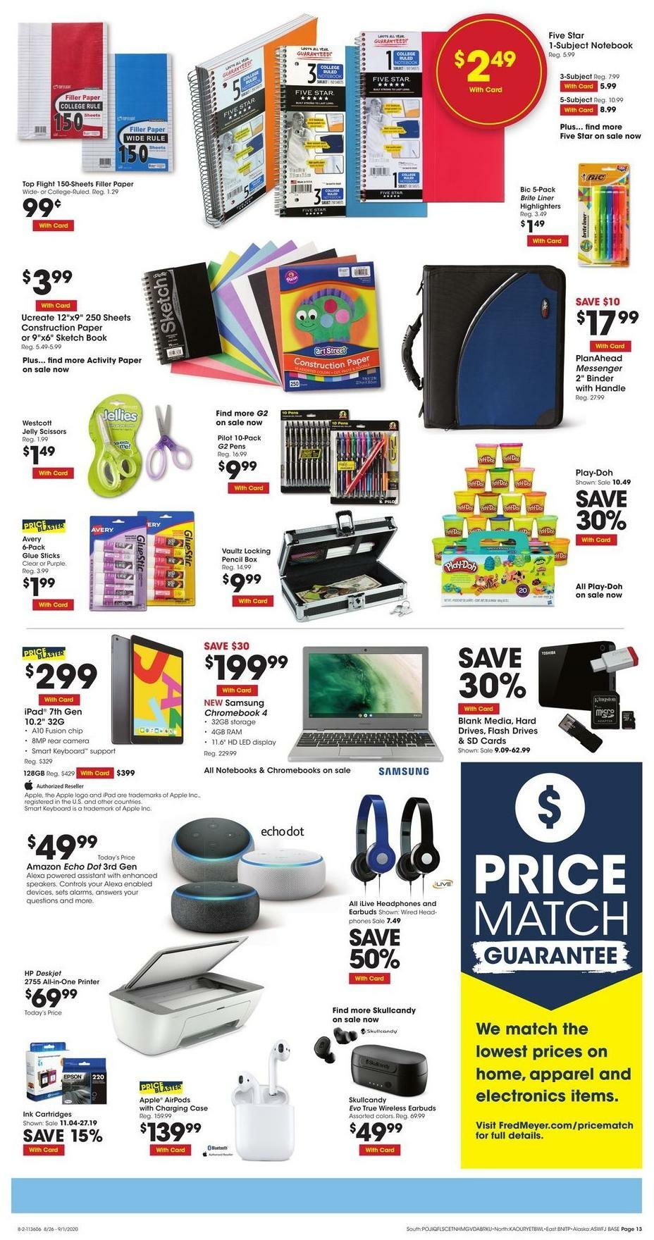 Fred Meyer Weekly Ad from August 26