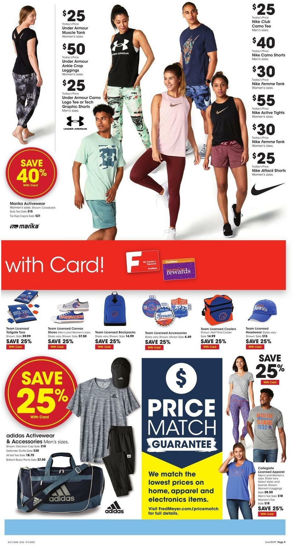 Fred Meyer Weekly Ad from August 26