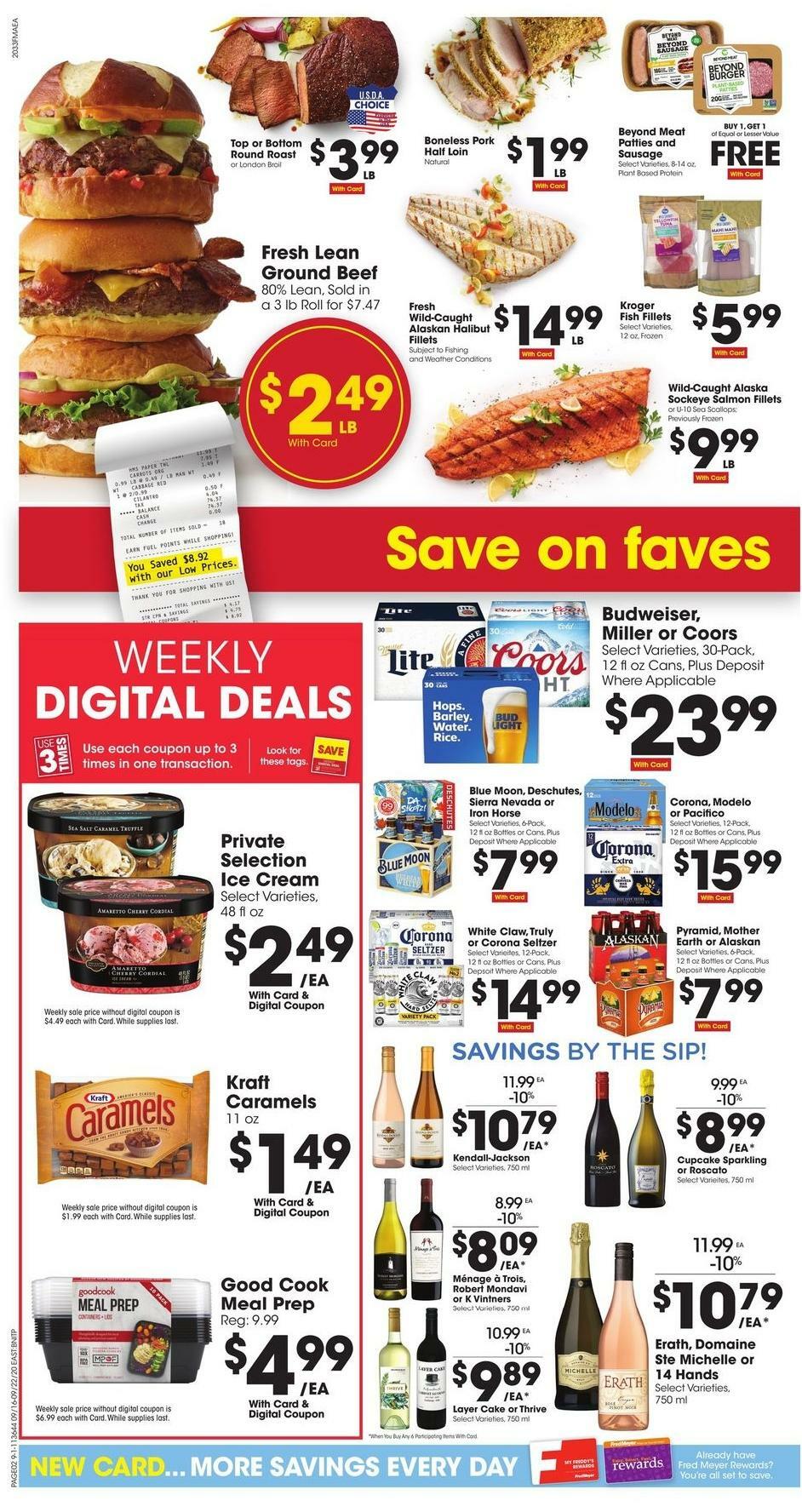 Fred Meyer Weekly Ad from September 16
