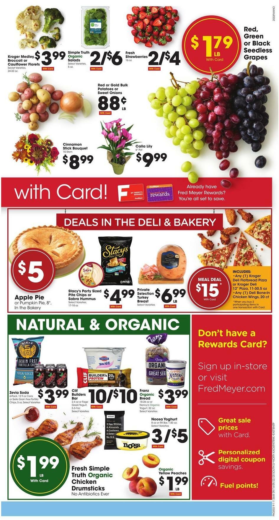 Fred Meyer Weekly Ad from September 16
