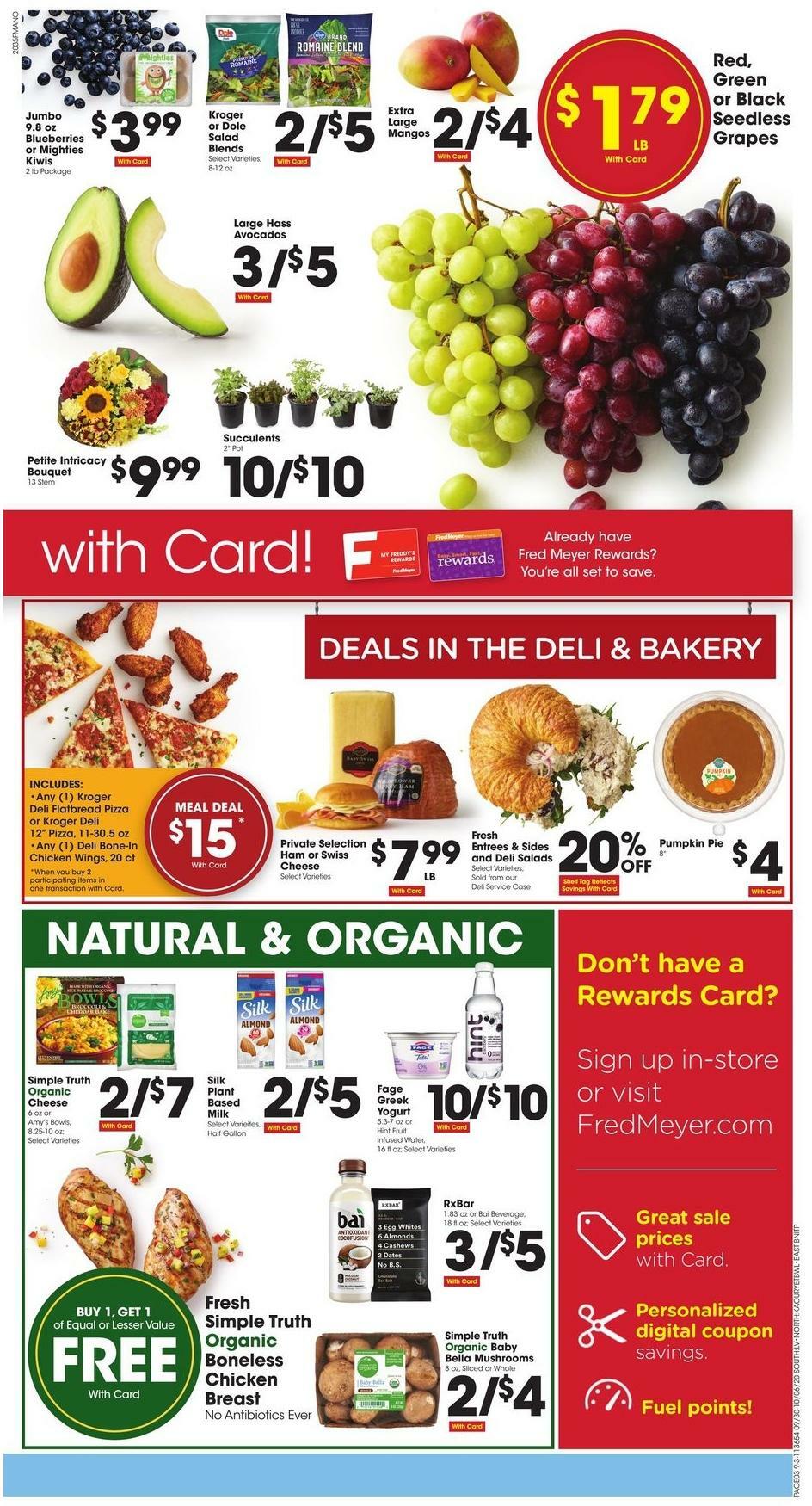 Fred Meyer Weekly Ad from September 30