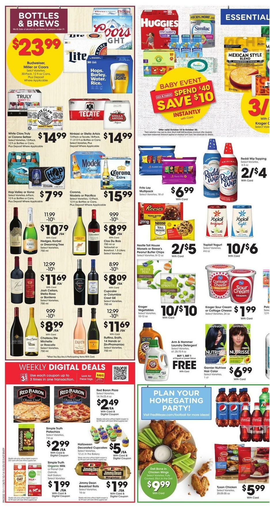 Fred Meyer Weekly Ad from October 14