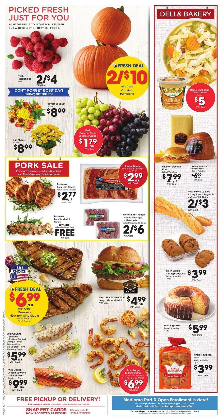 Fred Meyer Weekly Ad from October 14