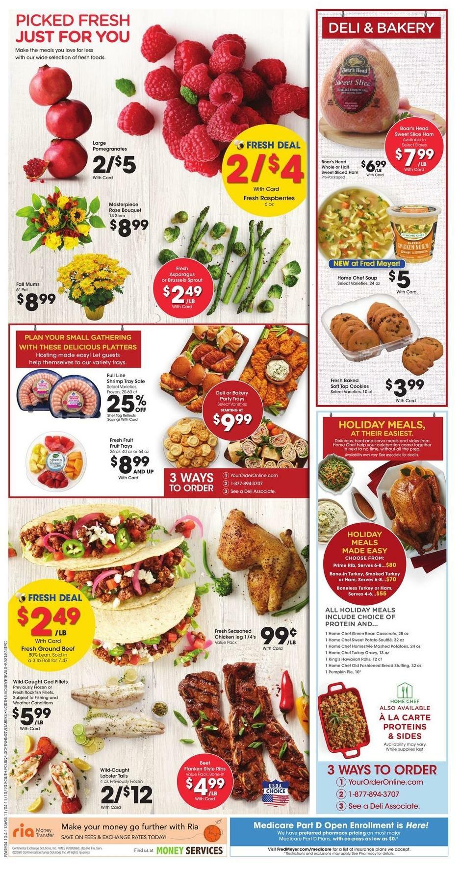 Fred Meyer Weekly Ad from November 4