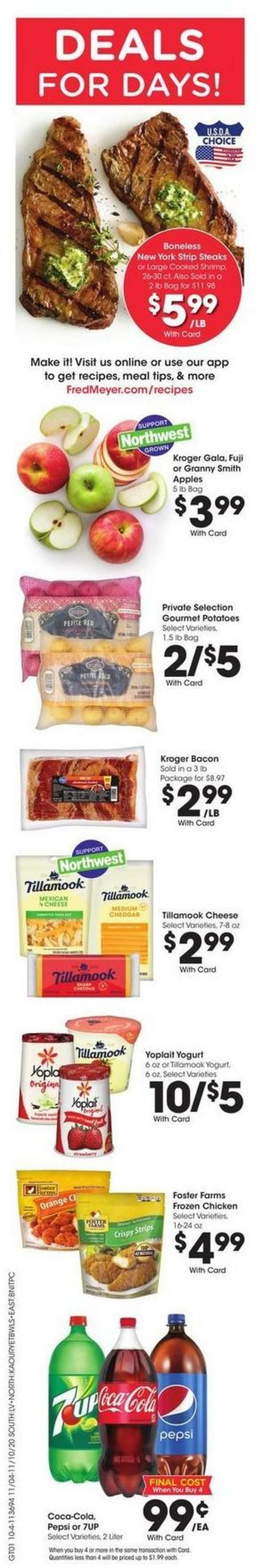 Fred Meyer Weekly Ad from November 4