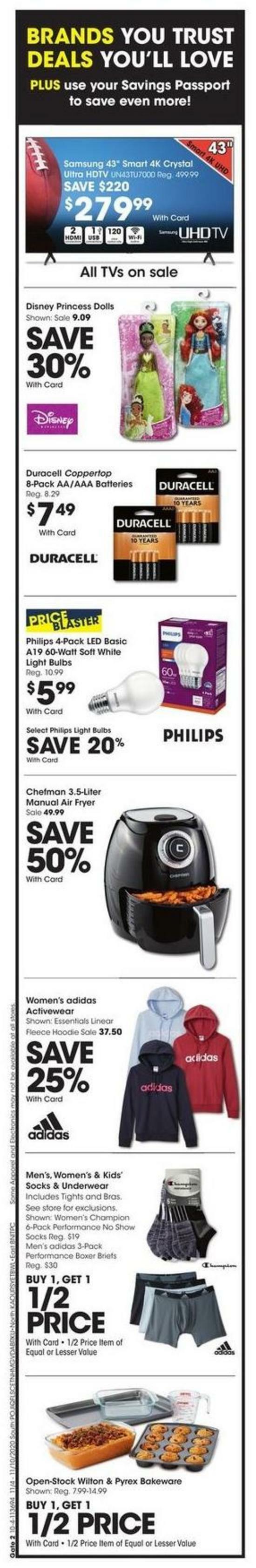 Fred Meyer Weekly Ad from November 4