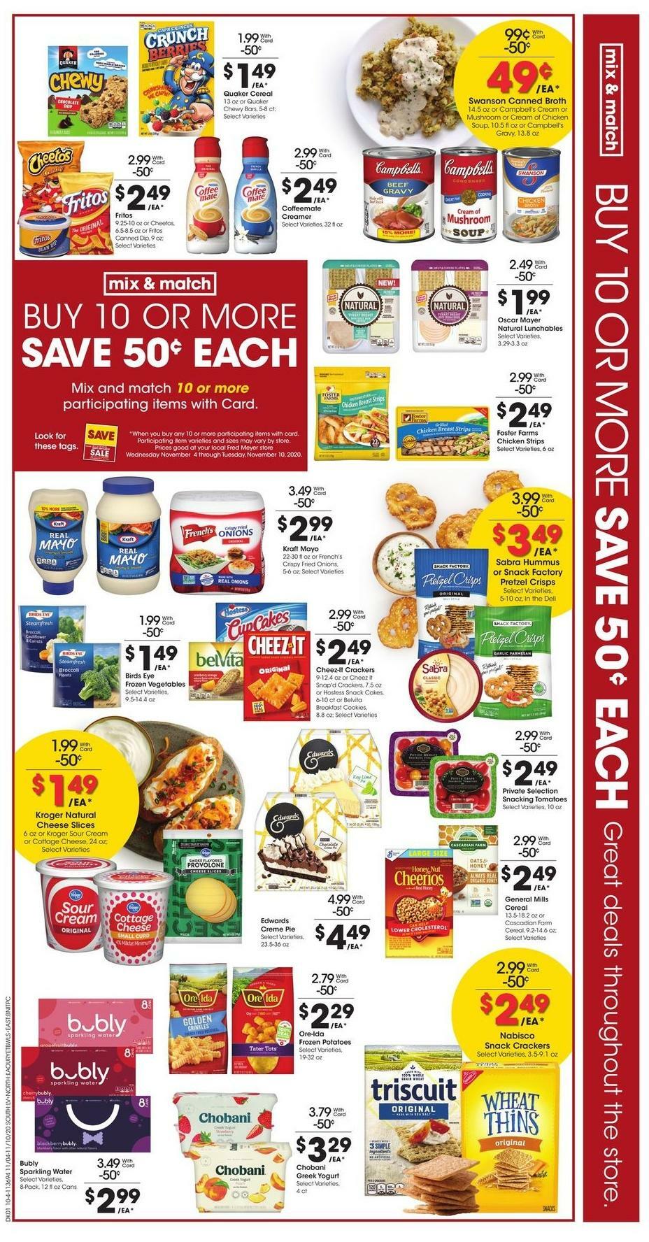 Fred Meyer Weekly Ad from November 4
