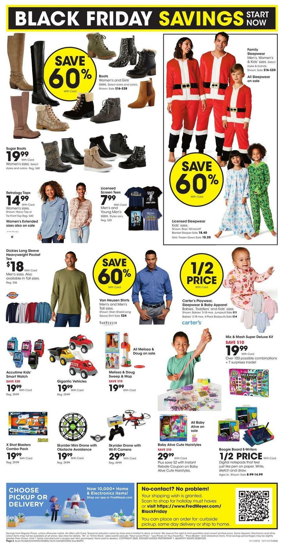 Fred Meyer Black Friday Starts Now Weekly Ad from November 11