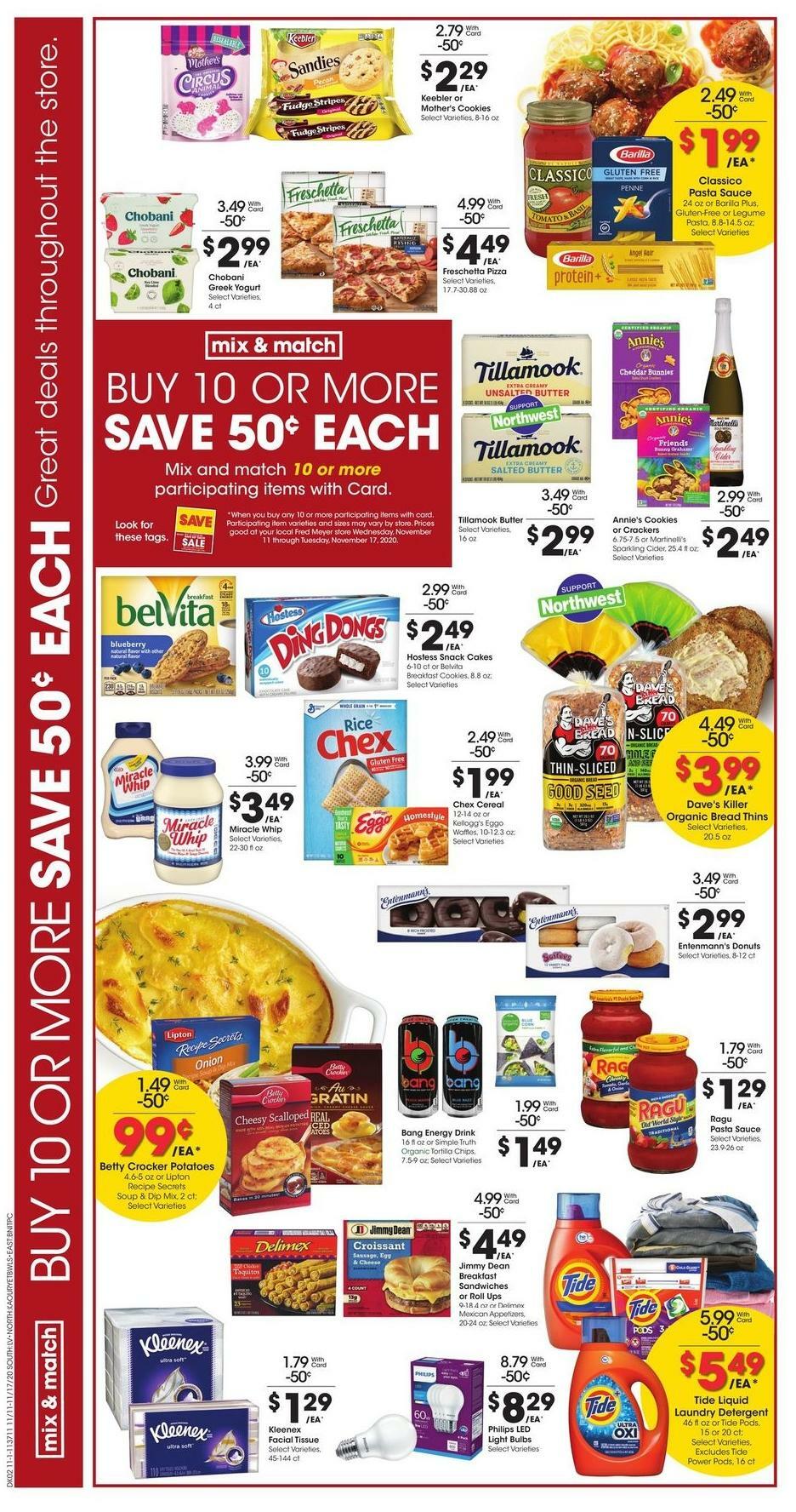 Fred Meyer Weekly Ad from November 11