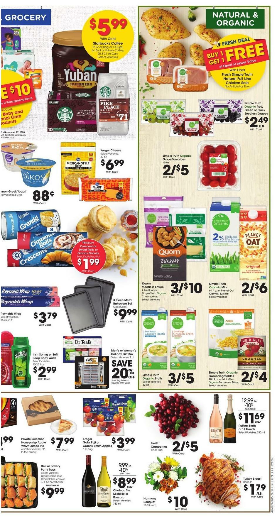Fred Meyer Weekly Ad from November 11