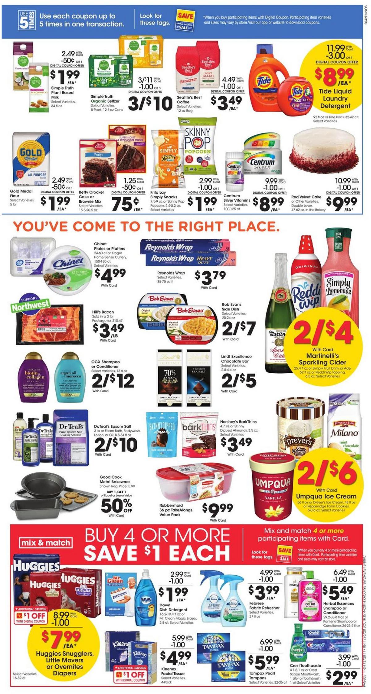 Fred Meyer Weekly Ad from November 18