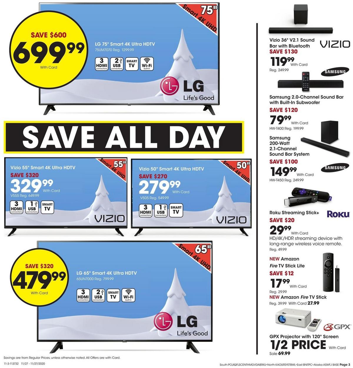 Fred Meyer Black Friday Sale Weekly Ad from November 27