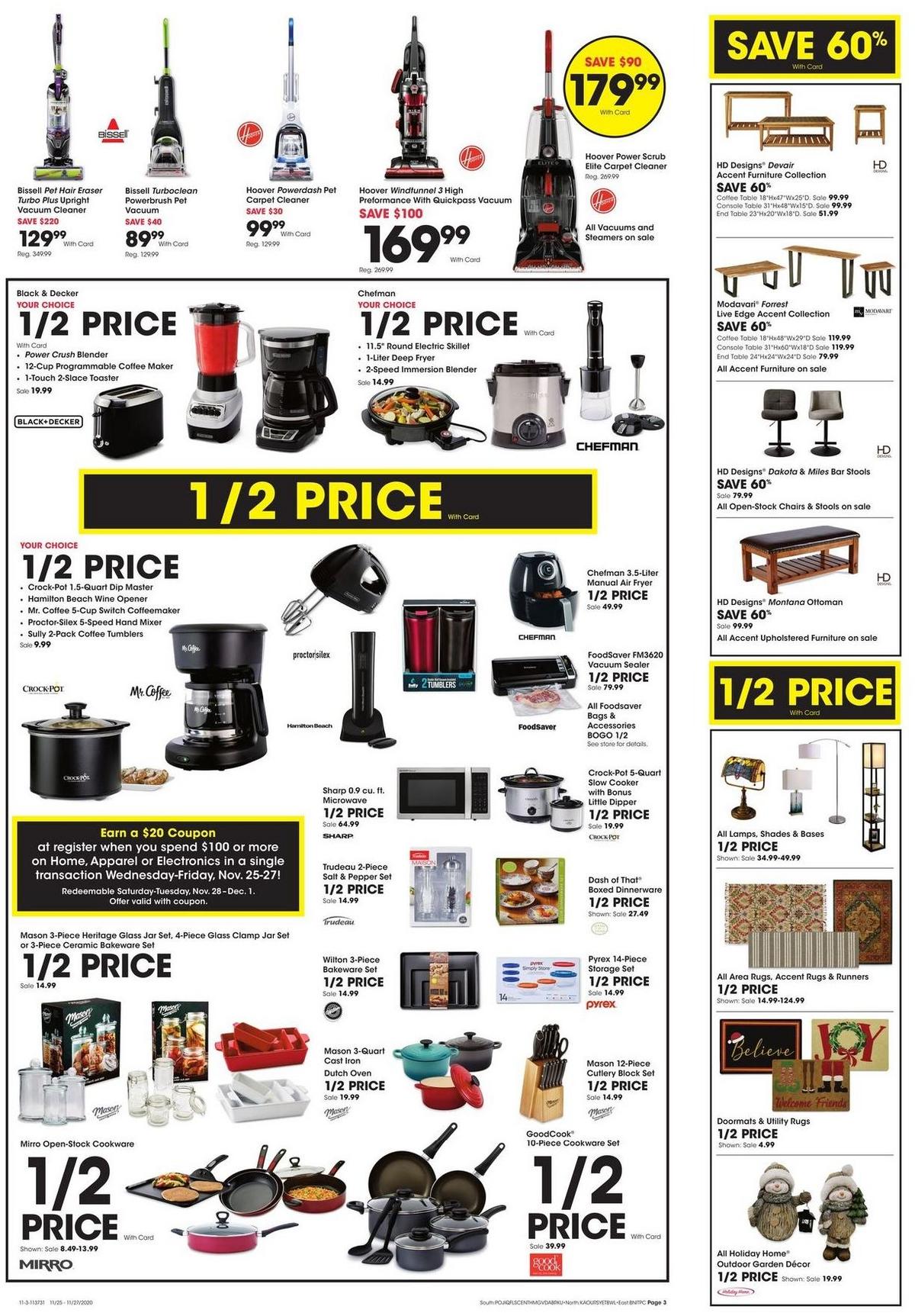 Fred Meyer 3-Day Sale Weekly Ad from November 25