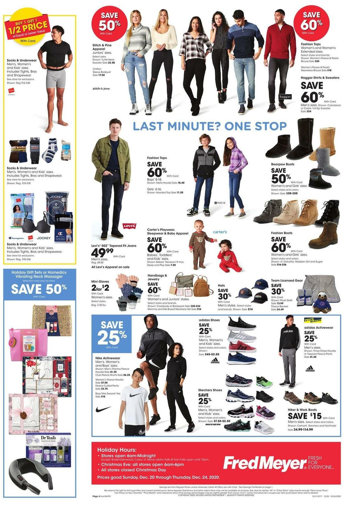 Fred Meyer Last 5 Days to Save Weekly Ad from December 20