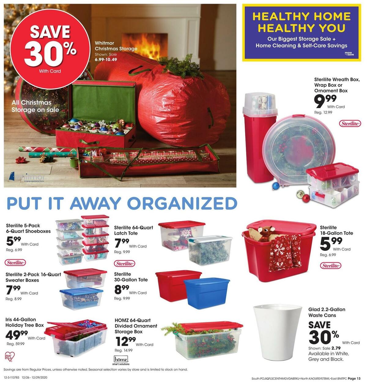 Fred Meyer General Merchandise Weekly Ad from December 26