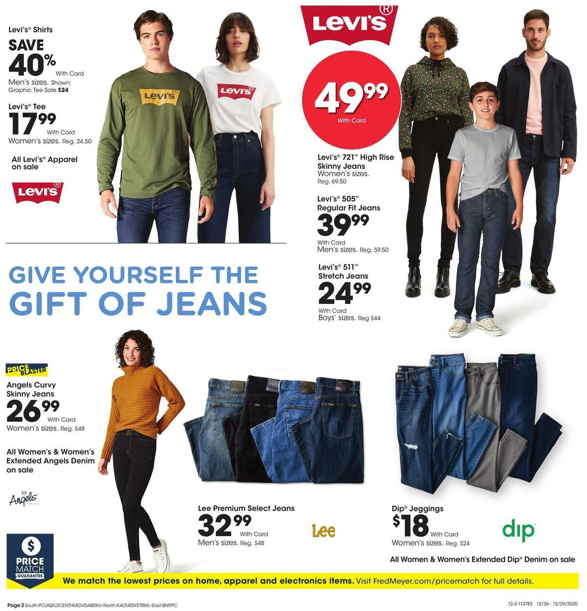 Fred Meyer General Merchandise Weekly Ad from December 26