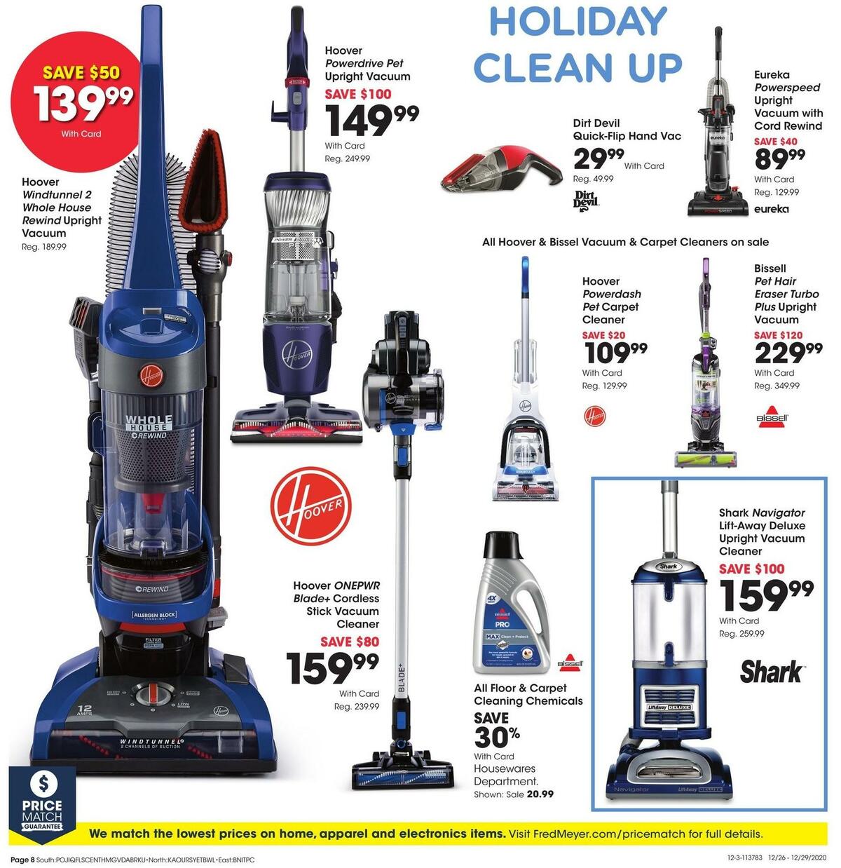 Fred Meyer General Merchandise Weekly Ad from December 26