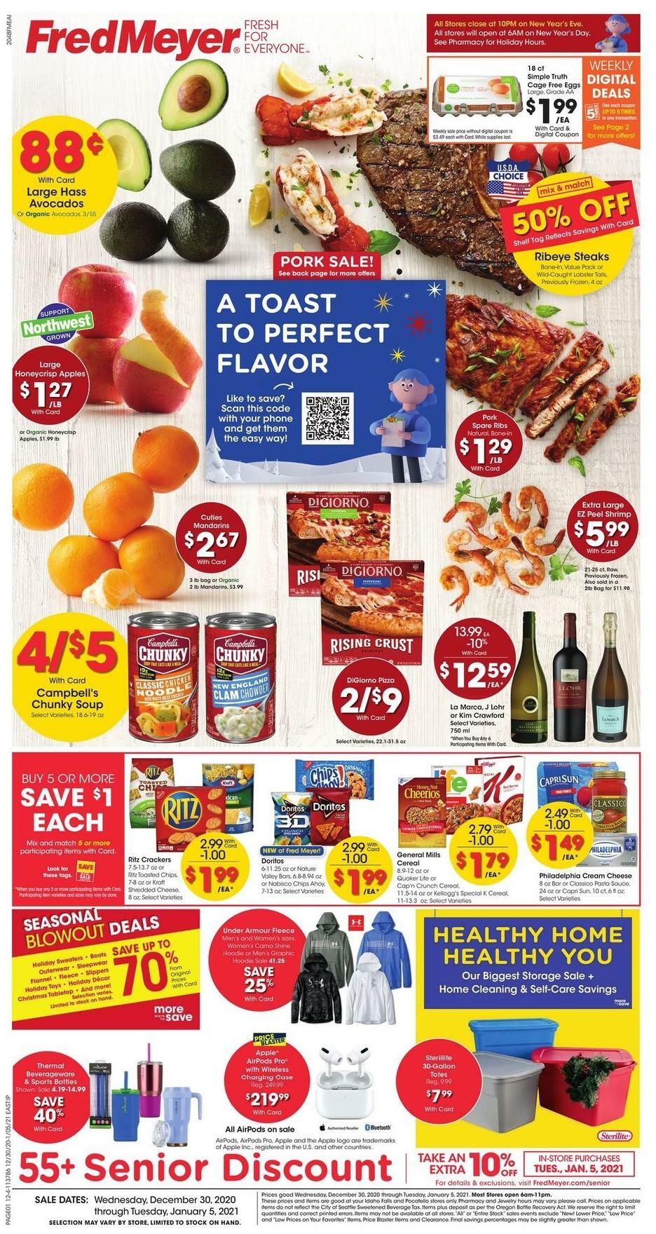 Fred Meyer Weekly Ad from December 30