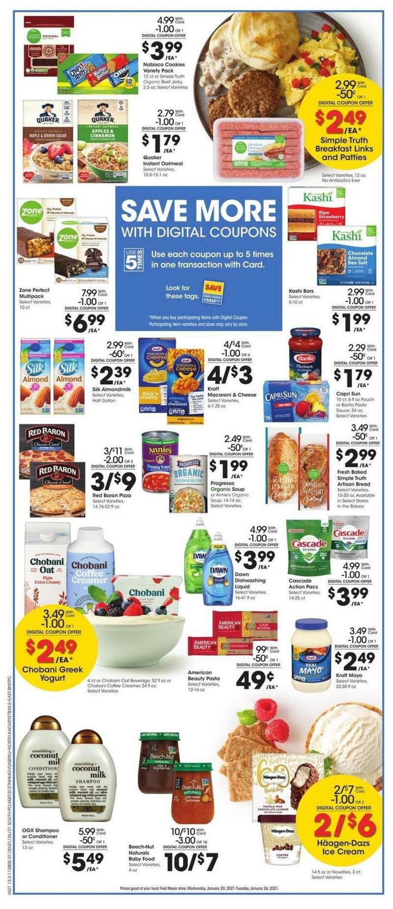 Fred Meyer Weekly Ad from January 20