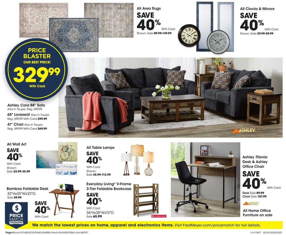 Fred Meyer General Merchandise Weekly Ad from February 24