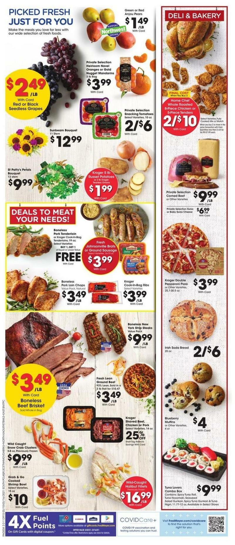 Fred Meyer Weekly Ad from March 10