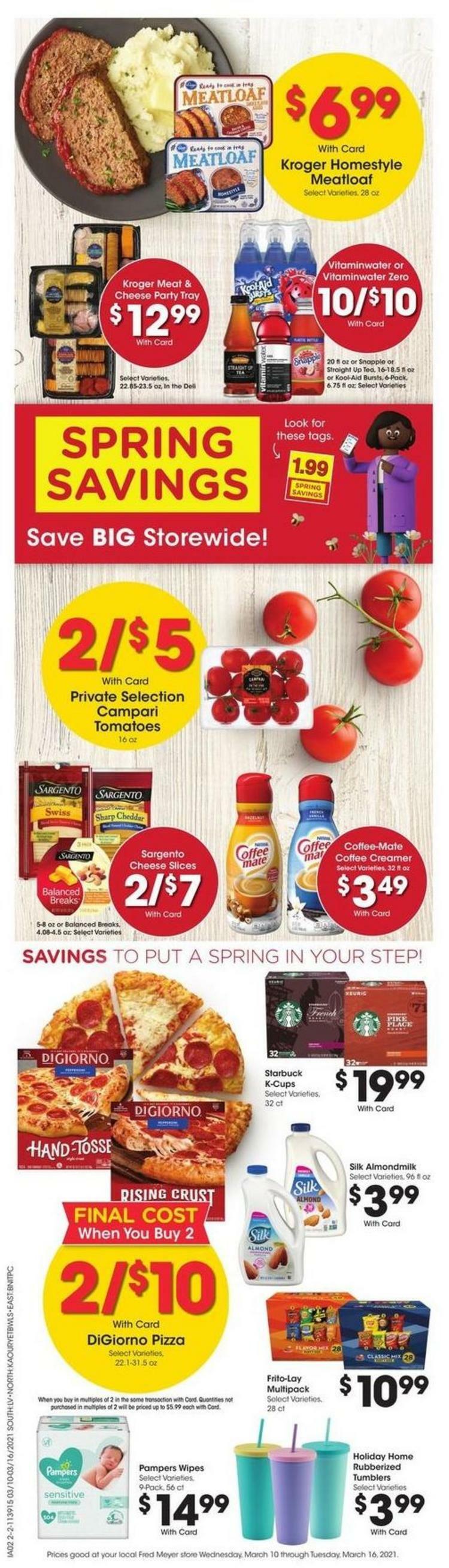 Fred Meyer Weekly Ad from March 10